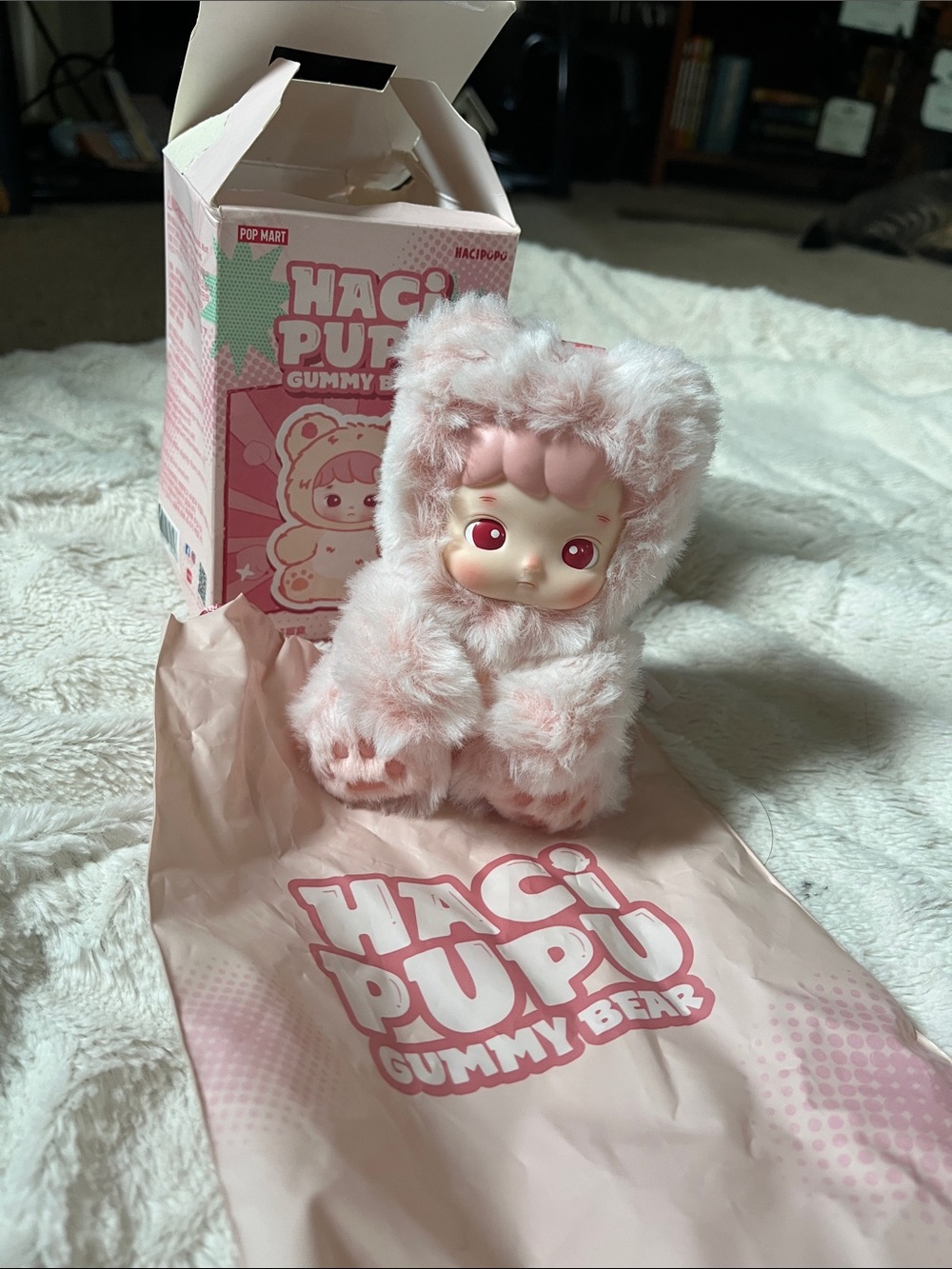 Haci Pupu Pink Gummy Bear Plush Figure